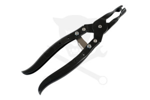 Szelepszár szimering fogó - kis fejjel - szűk helyekre - Laser