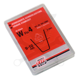 Gumi profilvágóhoz vágókés - szögletes profil - W Fix4. 9-10 mm -20 db