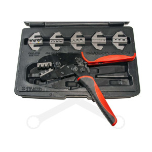 Fogó, saruzó készlet, profi - 0.5-16.0 mm2, cserélhető fejű 7 db - Astro