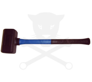 Kalapács gumi 70 x 070 mm - 2100 g acélsörétes BGS