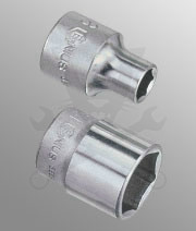 Dugókulcs - crowafej 3/8" 6 lap normál 08 mm Genius (323208 )