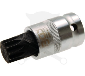 Rátűzőkulcs - crowa+bit 1/2" XZN - Spline M17 x 60 mm - BGS