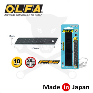 Penge OLFA tördelhető 18 mm 10 db - fekete, bliszteres