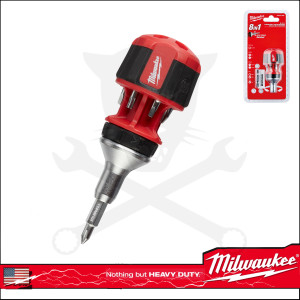 Racsnis marokcsavarhúzó-Bit készlet 8in1 1/4"- Milwaukee