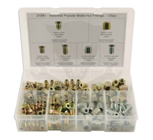 Fékcső adapter készlet - 135 részes - Connect -TS20