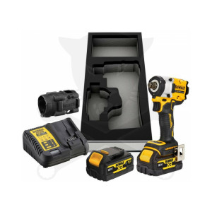 Ütvecsavarozó, akkus 18V 406 Nm 1/2" 2db 5.0Ah - DeWalt