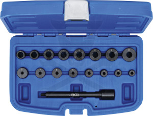 Kuplungközpontosító készlet - fém - 17 db-os - BGS