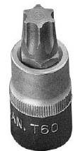 Rátűzőkulcs - crowa+bit 1/2" torx T50