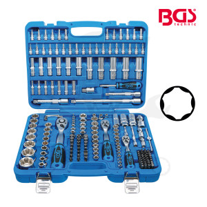 Szerszámkészlet 192 részes dugókulcs készlet 1/2"-3/8"-1/4" SUPER LOCK -BGS