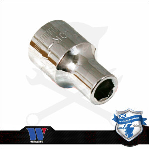 Lok-Typ Dugókulcs - crowafej 1/2" 12 mm 6 lap normál - Welzh