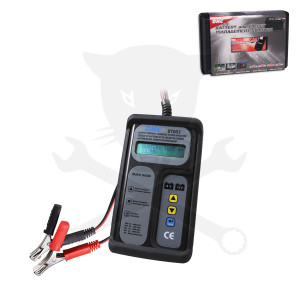 Akkumulátor teszter digitális 6/12V akkuk, 12/24V töltők tesztelésére