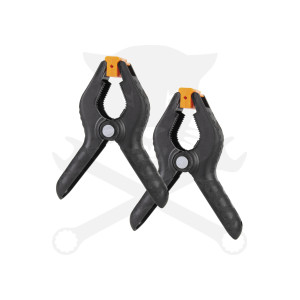 Rugós bilincs, műanyag 100 mm 2db-os