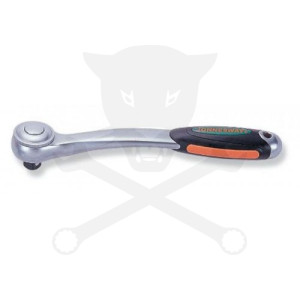 Crowa racsnis kulcs 3/8" 72 fogú hajlított