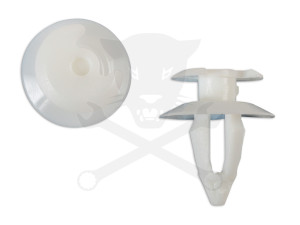 Műanyag patent készlet Audi és VW (Fehér) 10 db -