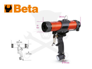 Levegős kinyomópisztoly 310 ml - levegős kartuspisztoly - Beta