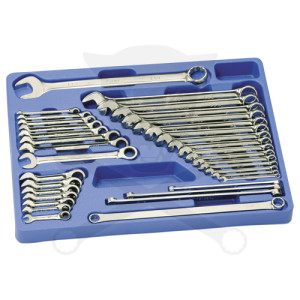 Tálcás Genius csillag-villáskulcs készlet COLOS 35 db-os 1/2