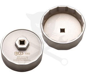 Olajszűrő leszedő kupak 084 mm x 14 lap Mercedes, Dodge, Jeep - alu BGS