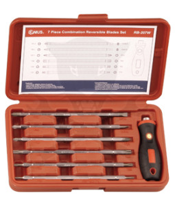 Csavarhúzó készlet Genius 6 db-os cserélhető szárral