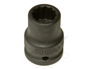 Légkulcsfej 3/4" 12 l.n. 17-es Genius