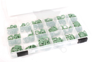 "O" gyűrű készlet légkondihoz "zöld" HNBR 270 részes - klímatech.