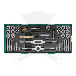 Menetfúró és menetmetsző készlet metrikus - 40 db