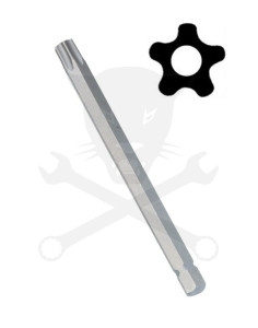 Bit ötágú torx T-45 88 mm lyukas Genius