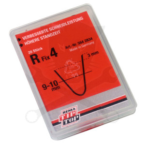 Gumi profilvágóhoz vágókés - kerekített profil - R Fix4. 9-10 mm -20 db