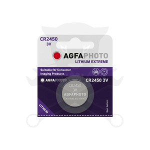 Elem 3V - CR2450 gombelem - Li AgfaPhoto (AGFA-CR2450-Li)