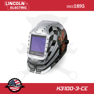 Hegesztőpajzs automata 85 x 95 mm 5-13 4 érz. Lincoln3350 Motorhead