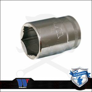 Lok-Typ Dugókulcs - crowafej 1/2" 24 mm 6 lap normál - Welzh