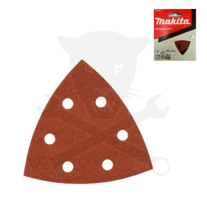 Multigéphez csiszolópapír 93x93 mm K180 6 lyukú 10 db - Makita