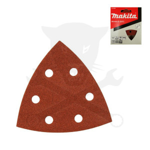 Multigéphez csiszolópapír 93x93 mm K120 6 lyukú 10 db - Makita