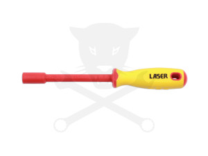 Szigetelt VDE 1000 V-os dugókulcs csavarhúzó 6 lapú 5 mm-es