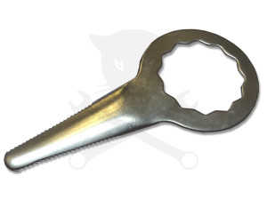 Szélvédőkivágó kés 6A rövid egyenes fogazott 35 mm