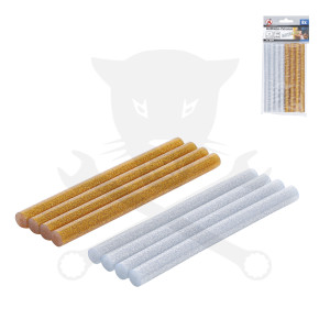 Ragasztórúd (ragasztópatron) 11 mm x 150 mm 8 db-os CSILLÁMOS -BGS