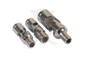 Bit tartó adapter kardán csuklós készlet 3 db-os 1/4"-3/8"-5/16" - AT18-