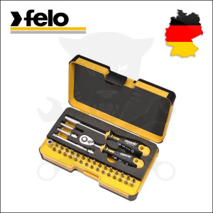 Bit készlet 1/4" 36 részes R-Go - Felo
