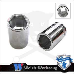 Lok-Typ Dugókulcs - crowafej 1/4" 7 mm 6 lap - Welzh