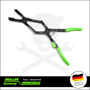 Bilincsfogó vízcső bilincsekhez - egyenes duplaszár 440 mm Müller