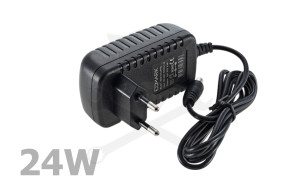 Adapter, hálózati 12V DC - 24W LED szalag tápegységhez ELMARK