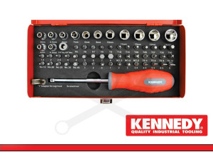 Bit készlet 60 részes. Ken-Grip + spec. Kennedy - (KEN-573-6370K)