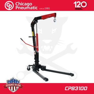 Motorkiemelő zsiráf 1 t összecsukható - 6 kerekű, alacsony - Chicago (CP83100)