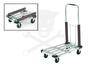 Kézikocsi 150 kg terhelhetőségű - ALUMINIUM - összecsukható (MTL-985-3360K)