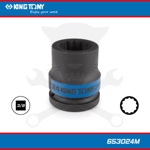 Légkulcsfej 3/4" 12 l.n. 24-es KingTony