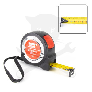 Mérőszalag 8 m x 25 mm SOLA EK-osztály 2