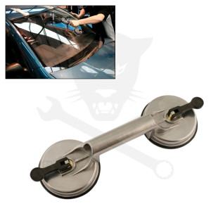 Horpadásjavító, dupla tappancs, alu - 80 kg - vákuumos - fix fejek