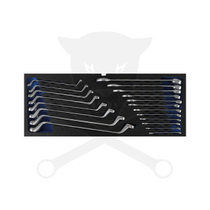 Tálcás BGS csillag-villás kulcs készlet 5 db-os BGS 1/3 - EVA tálcás