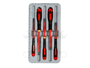 Csavarhúzó készlet 5 db-os lapos+kereszt - szigetelt - VDE 1000V