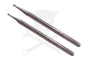 Szélvédő javító gyémánt-karbid fúrószár 2 db-os készlet - gömbfej 1.0 mm