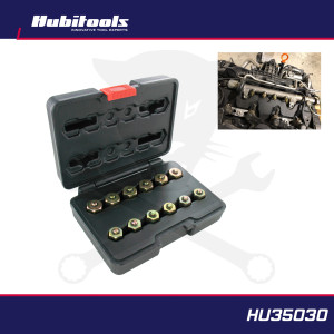 Nyomásteszter PressureDiag-hoz Adapter: Common Rail dugó készlet 12 db-os